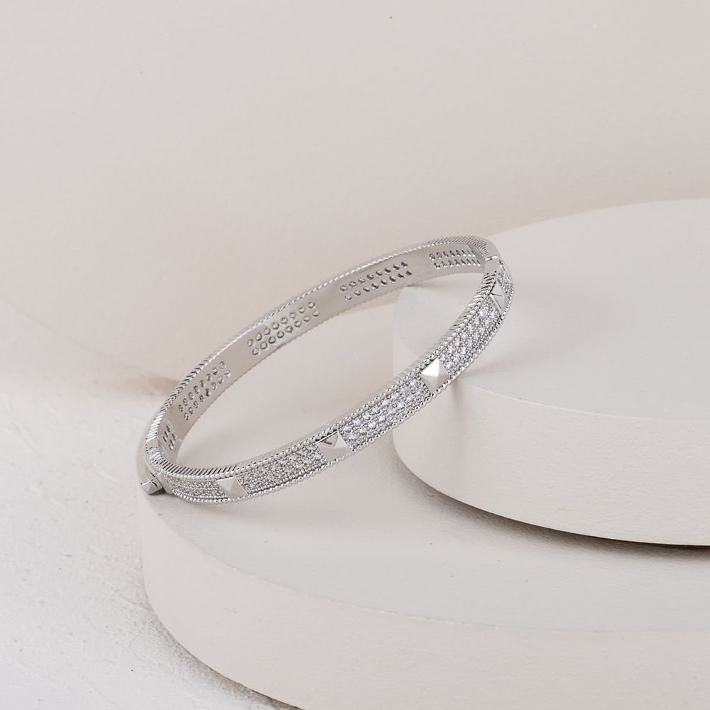 İthal Zirkon Taşlı Kelepçe 17 cm