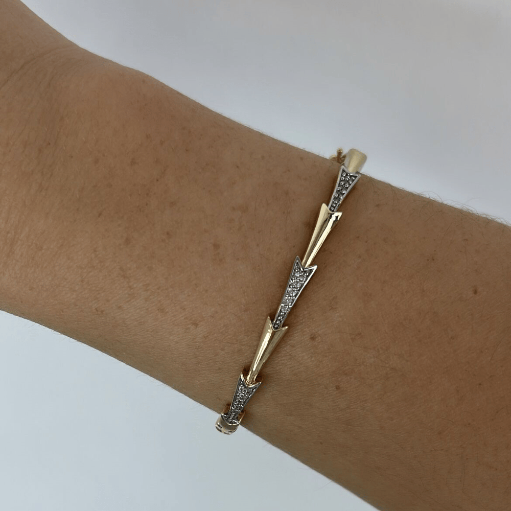 Özel Seri Taşlı İthal Kelepçe 17cm