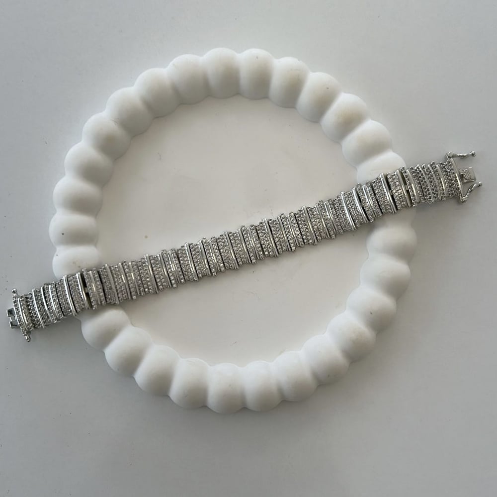 Özel Seri Zirkon Taşlı Ray Bileklik 18 cm