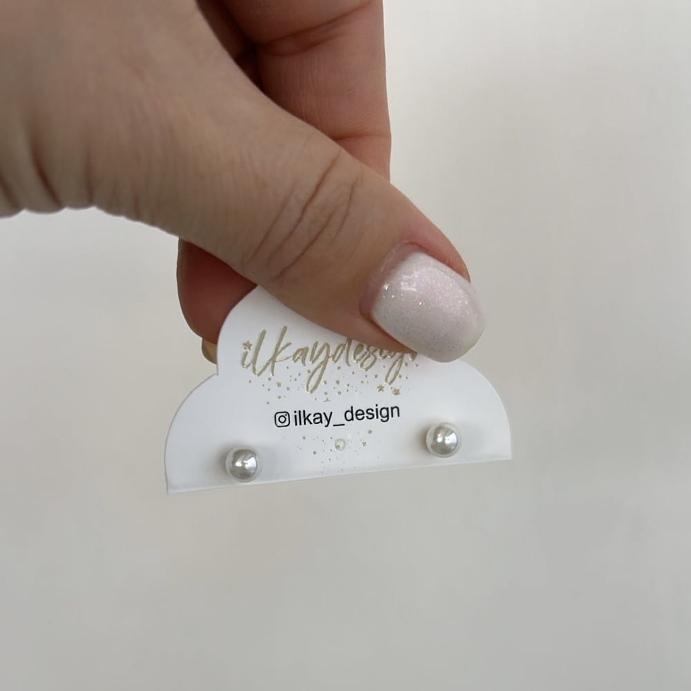 Vip Seri İnci Küpe 3mm