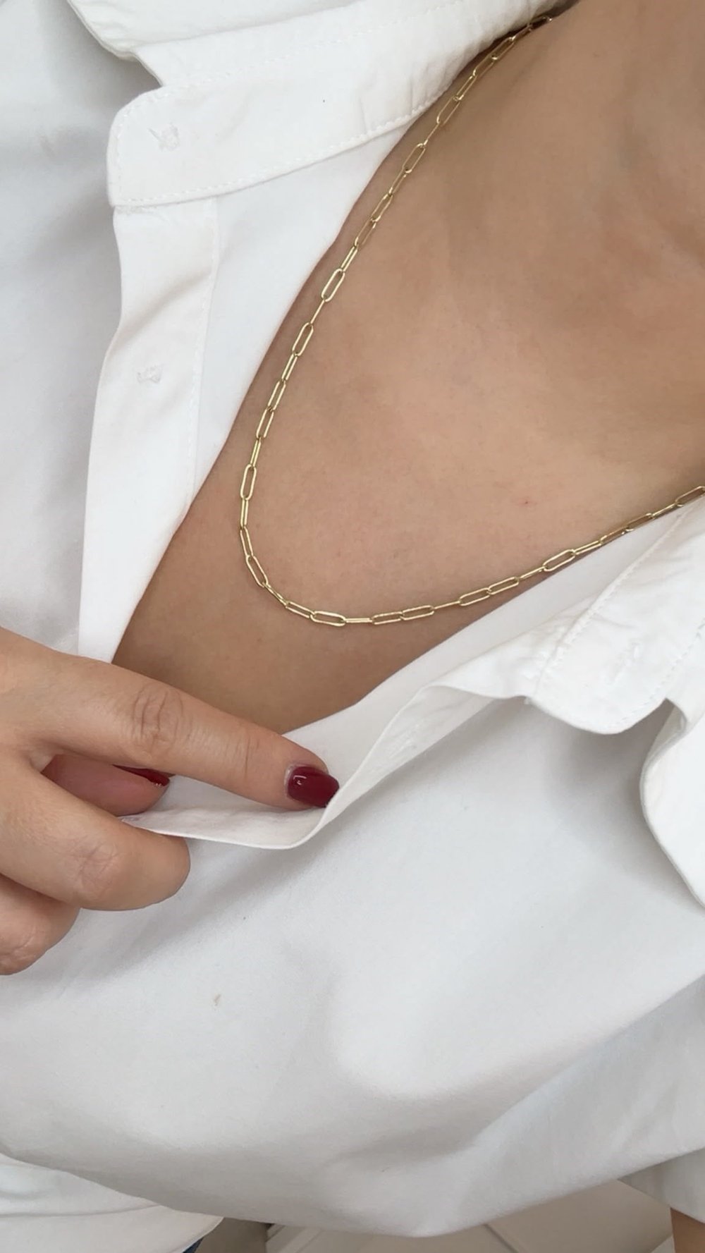 Vip Seri 14k Gold Ataç Kolye 50 cm