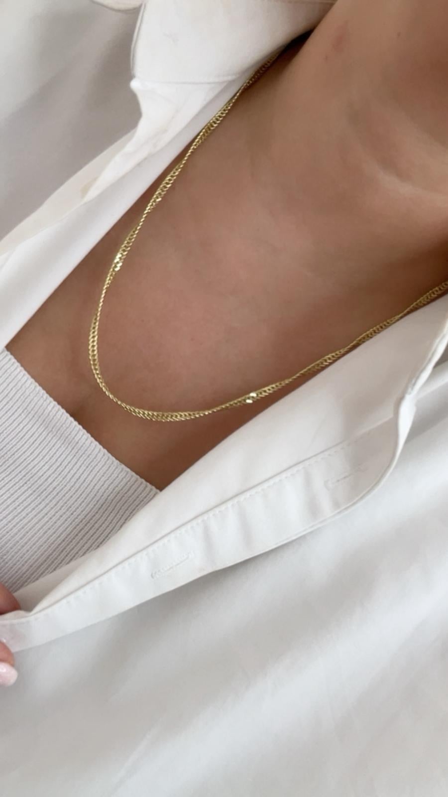 Vip Seri 14k Gold Burgu Zincir 50cm