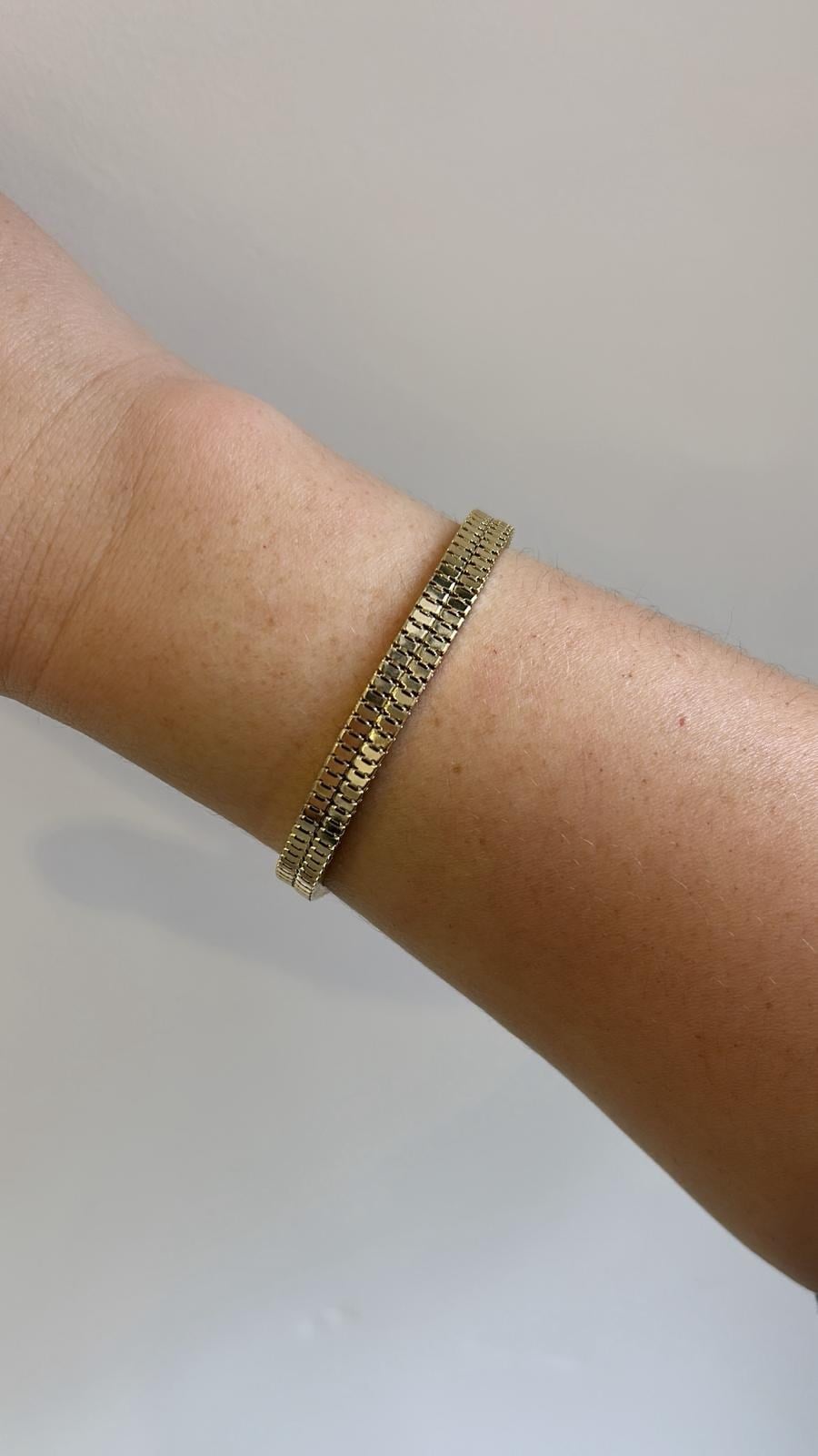 Vip Seri 14K Gold Hasır Bileklik 22 cm