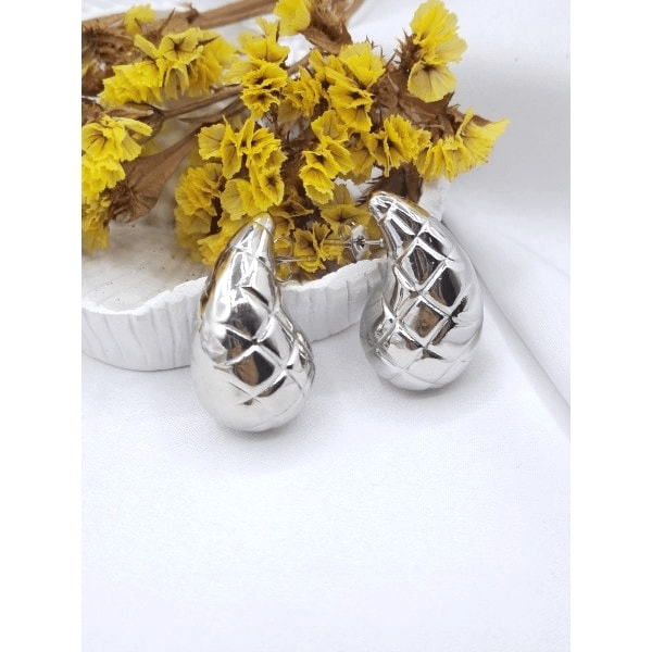 Celik Gold Bottega Küpe
