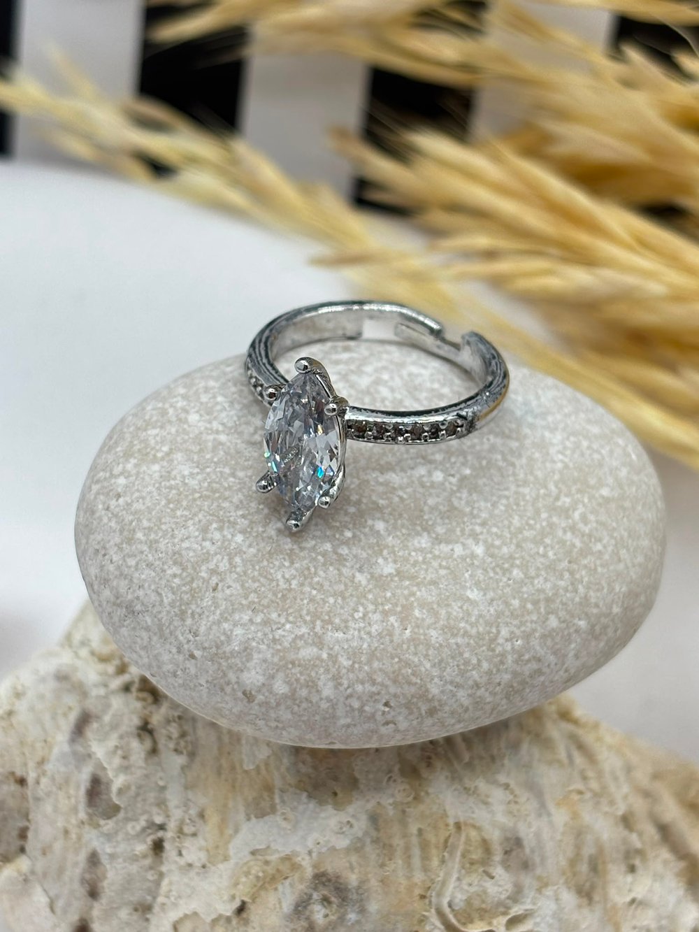 MARKİZ YÜZÜKYüzük26-KDR-0001Celik Taki AccesoriesMARKİZ YÜZÜK