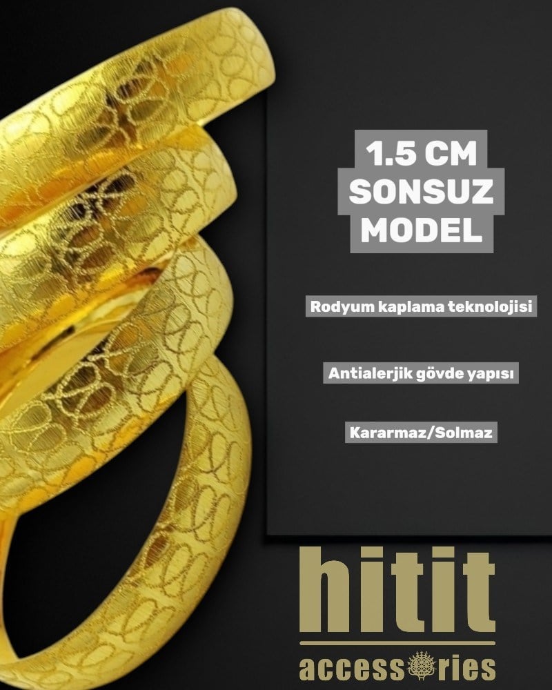 1.5 CM SONSUZ MODEL BİLEZİK
