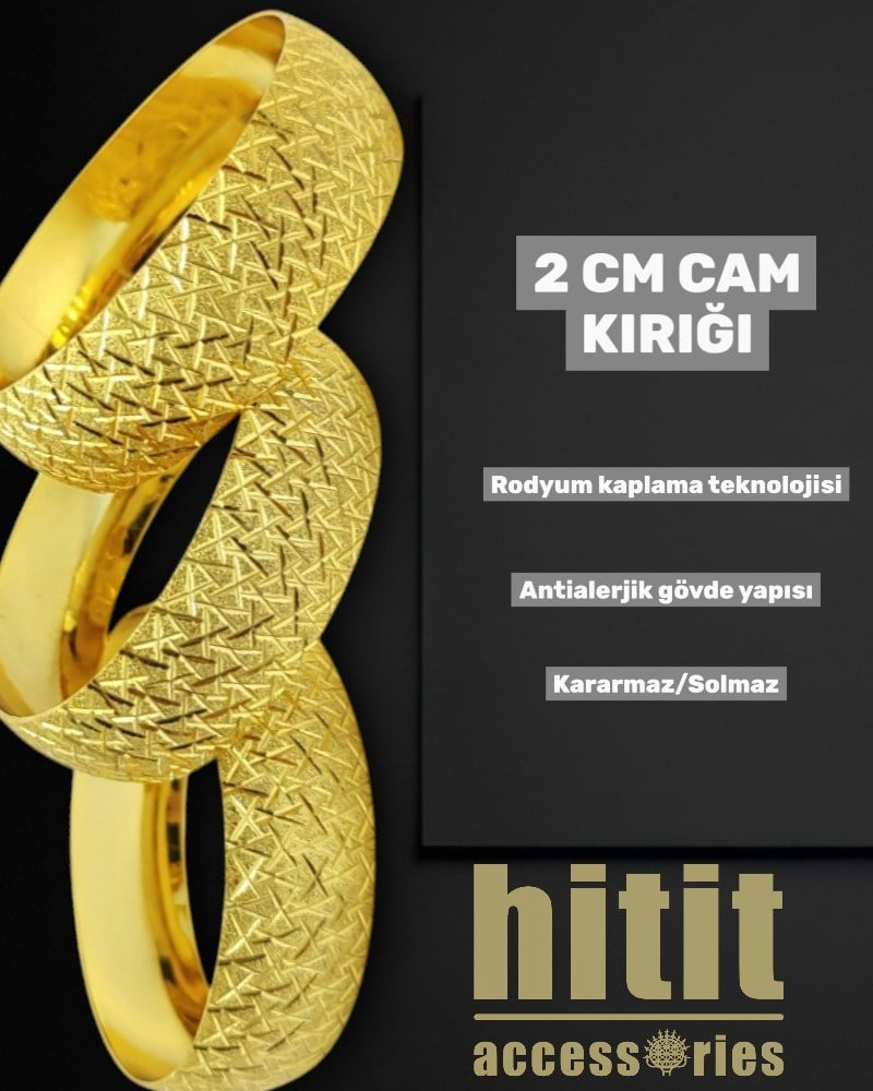 2 CM CAM KIRIĞI BİLEZİK