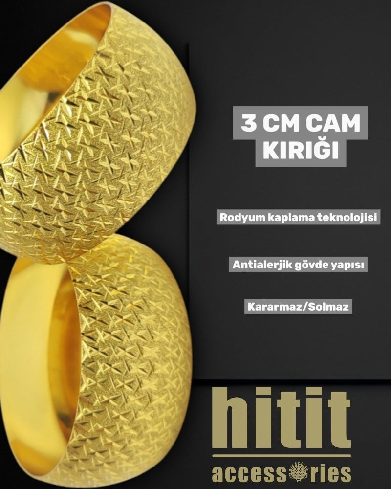 3 CM CAM KIRIĞI BİLEZİK