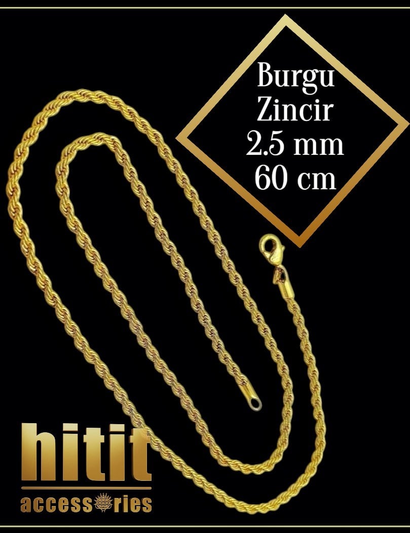 BURGU ZİNCİR 2.5 MM (60 CM)