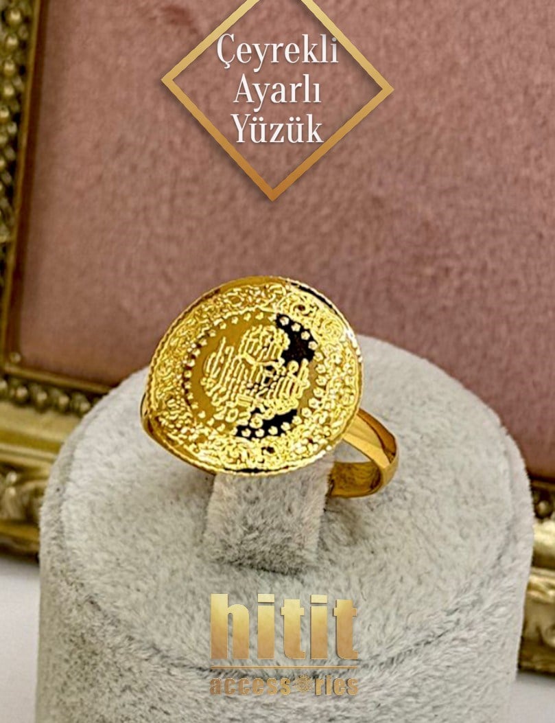 ÇEYREKLİ AYARLI YÜZÜK