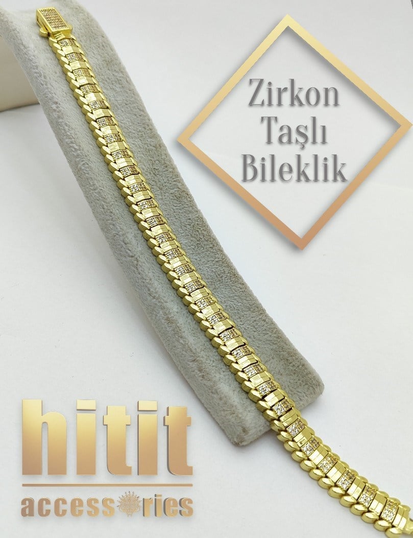 KEMER MODEL ZİRKON BİLEKLİK