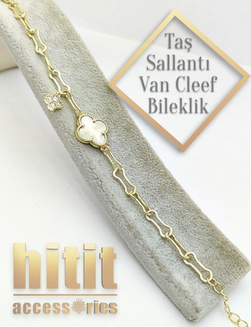 TAŞ SALLANTILI VAN CLEEF BİLEKLİK