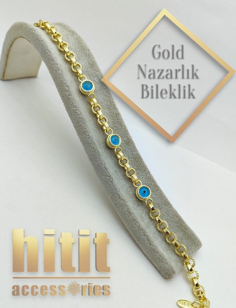 ÜÇ NAZARLIKLI SU YOLU BİLEKLİK