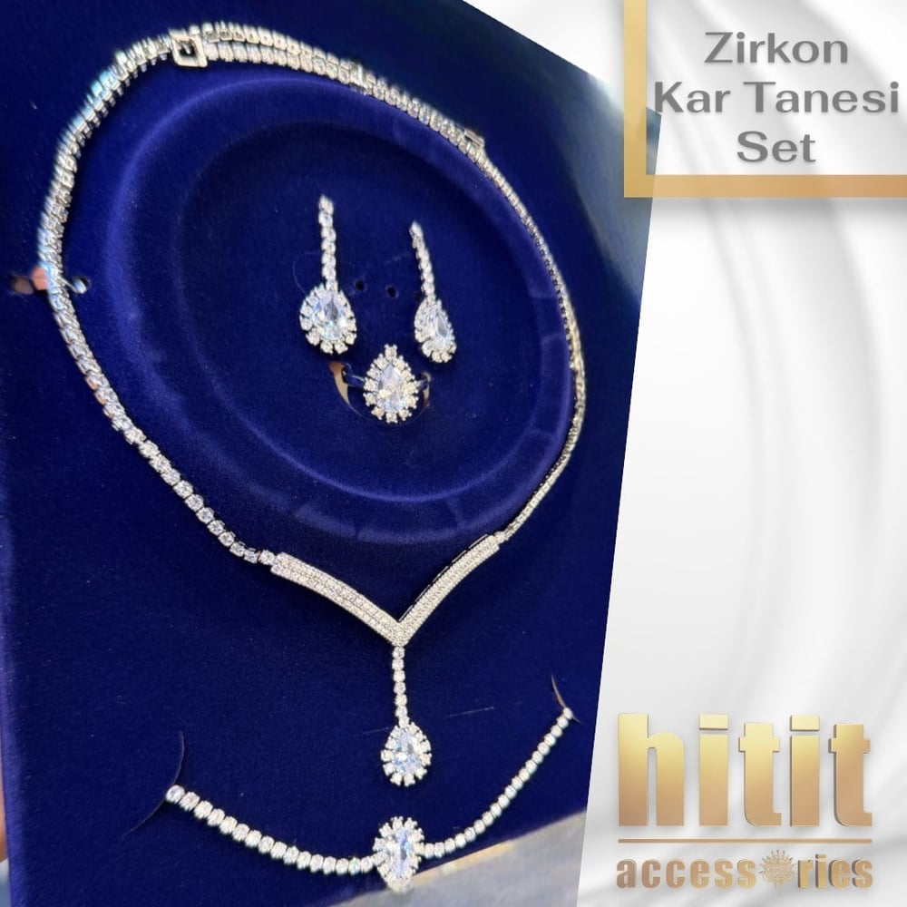 ZİRKON KAR TANESİ MODEL SET