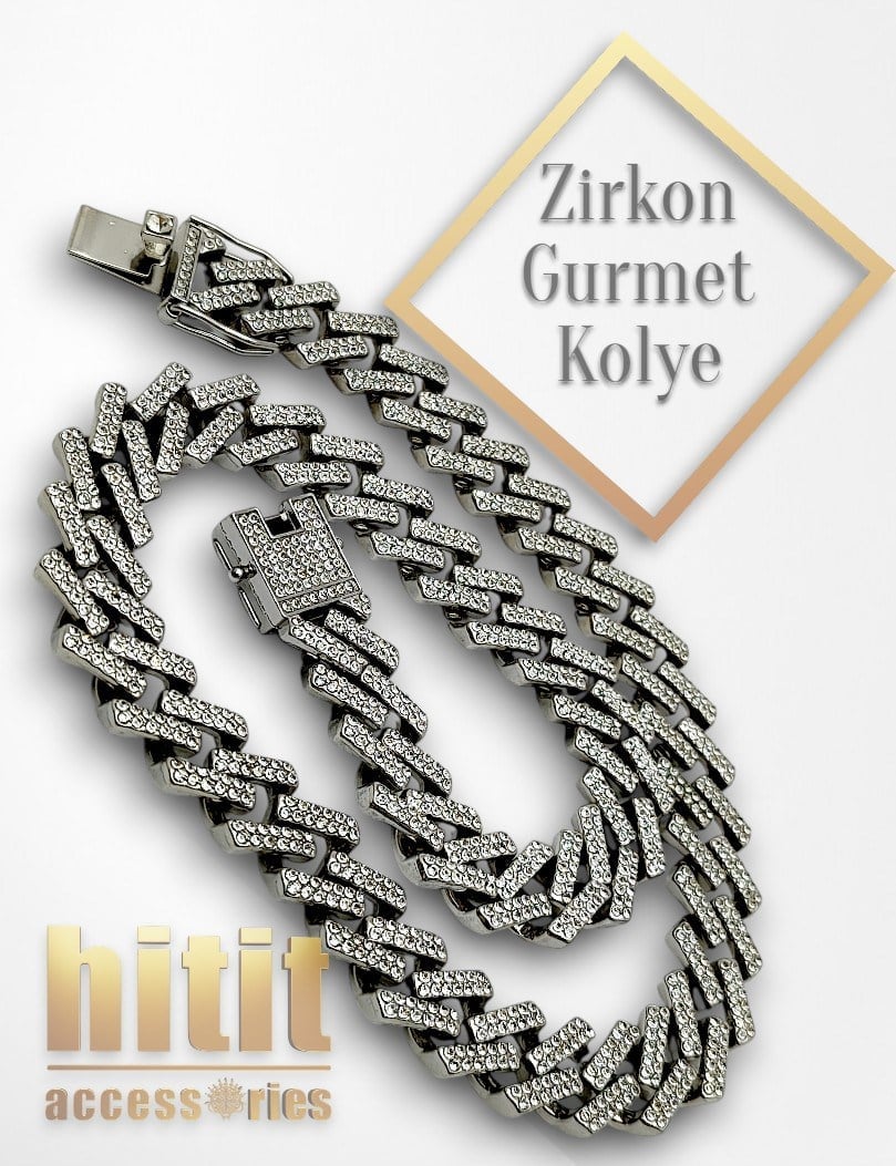 ZİRKON TAŞLI GURMET KOLYE