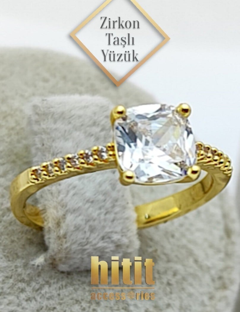 ZİRKON TAŞLI YÜZÜK