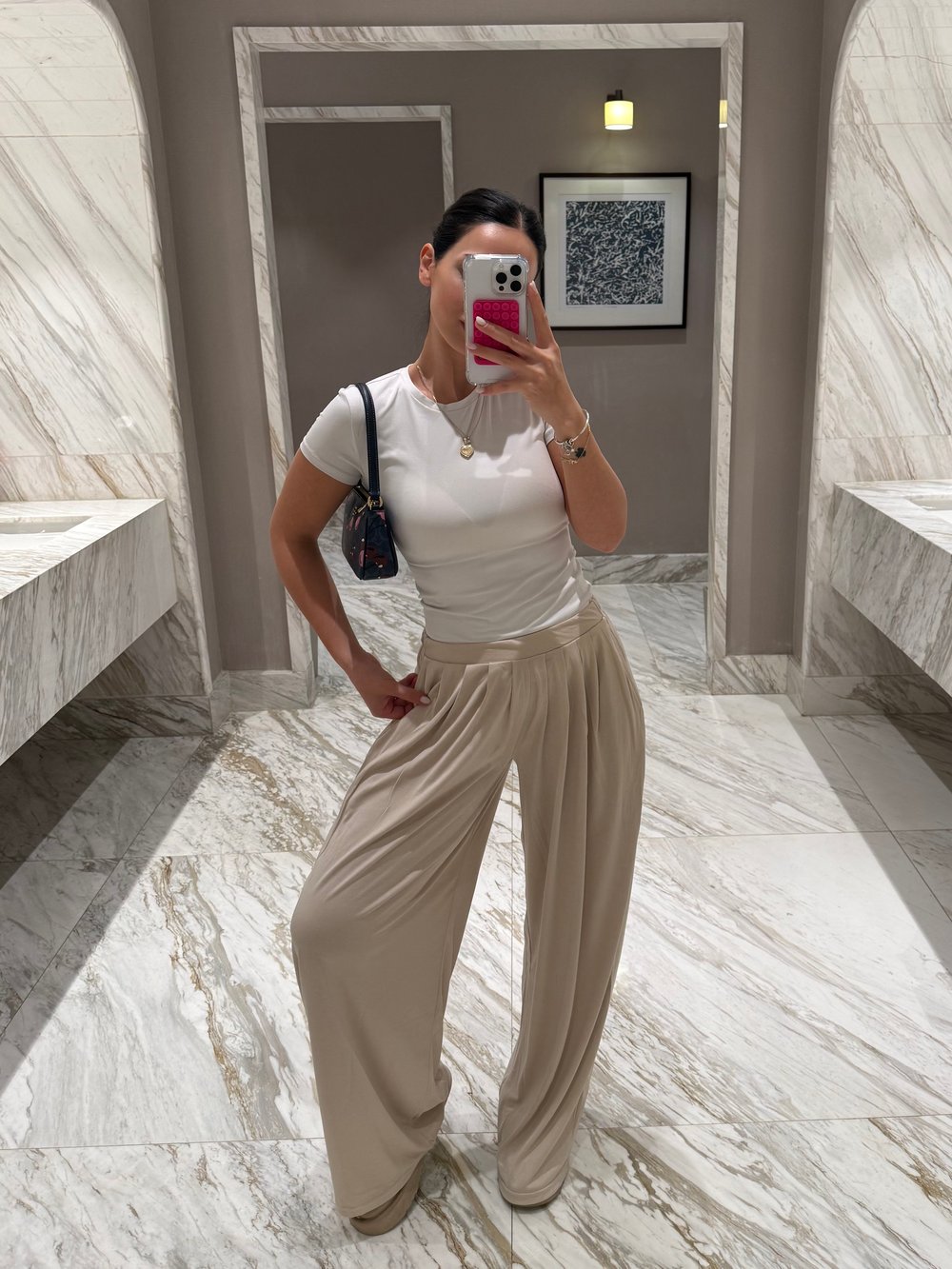Pileli  oversize pantolon