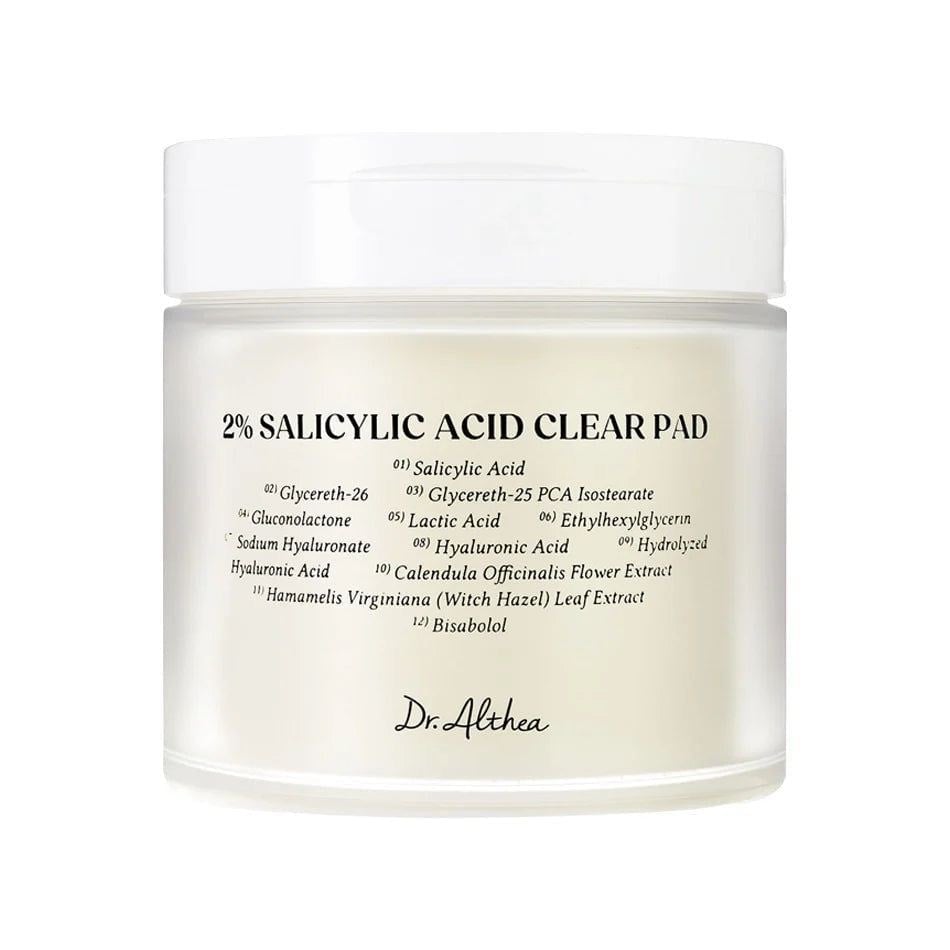 DR.ALTHEA %2 Salicylic Acid Clear Pad 170g (Siyah Nokta ve Gözenek Bakımına Yardımcı Salisilik Asitli Ped)