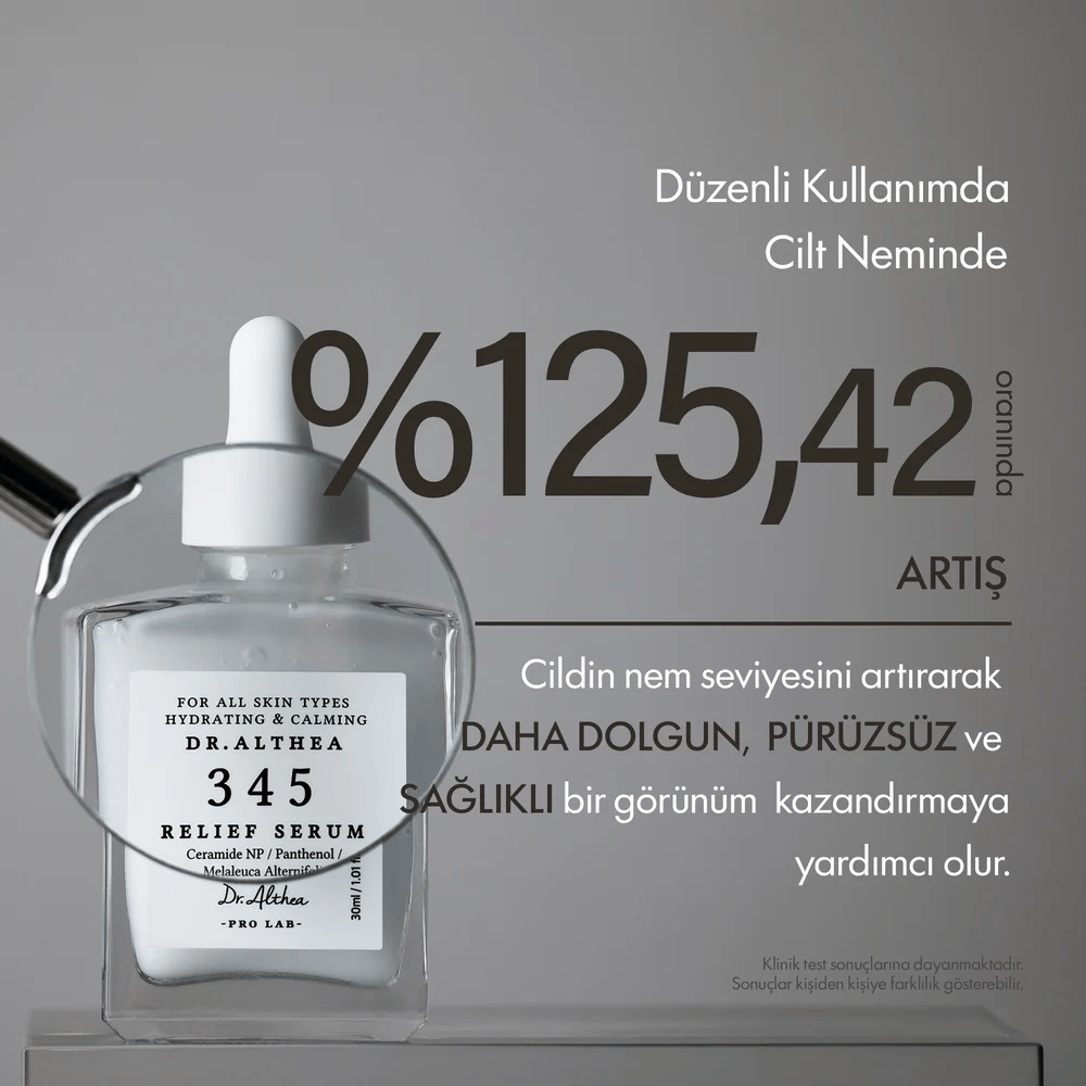 DR.ALTHEA 345 Relief Serum 30 ml (Nemlendirici ve Bariyer Destekleyici PDRN ve Seramidli Serum)
