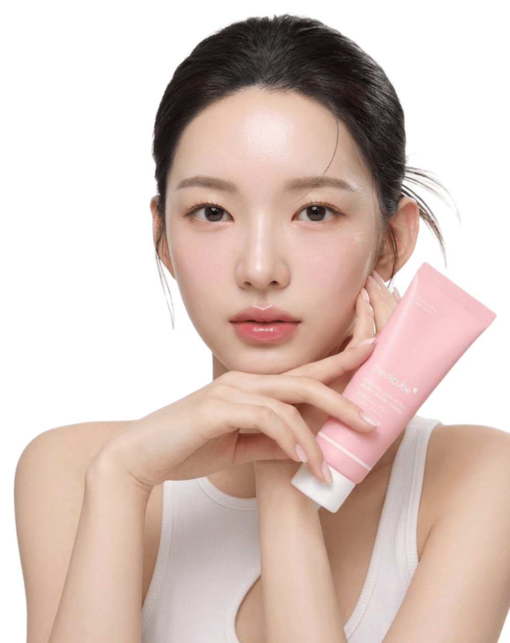 MEDICUBE PDRN PINK HYALURONIC MOISTURIZING CREAM 50ml (Yoğun Nem Sağlayan ve Cilt Bariyerini Destekleyen Nemlendirici Krem)
