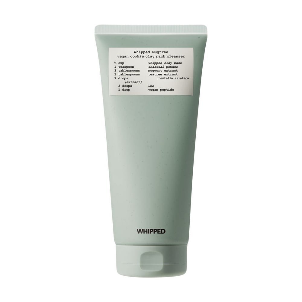 WHIPPED Mugtree Vegan Cookie Clay Pack Cleanser 180ml