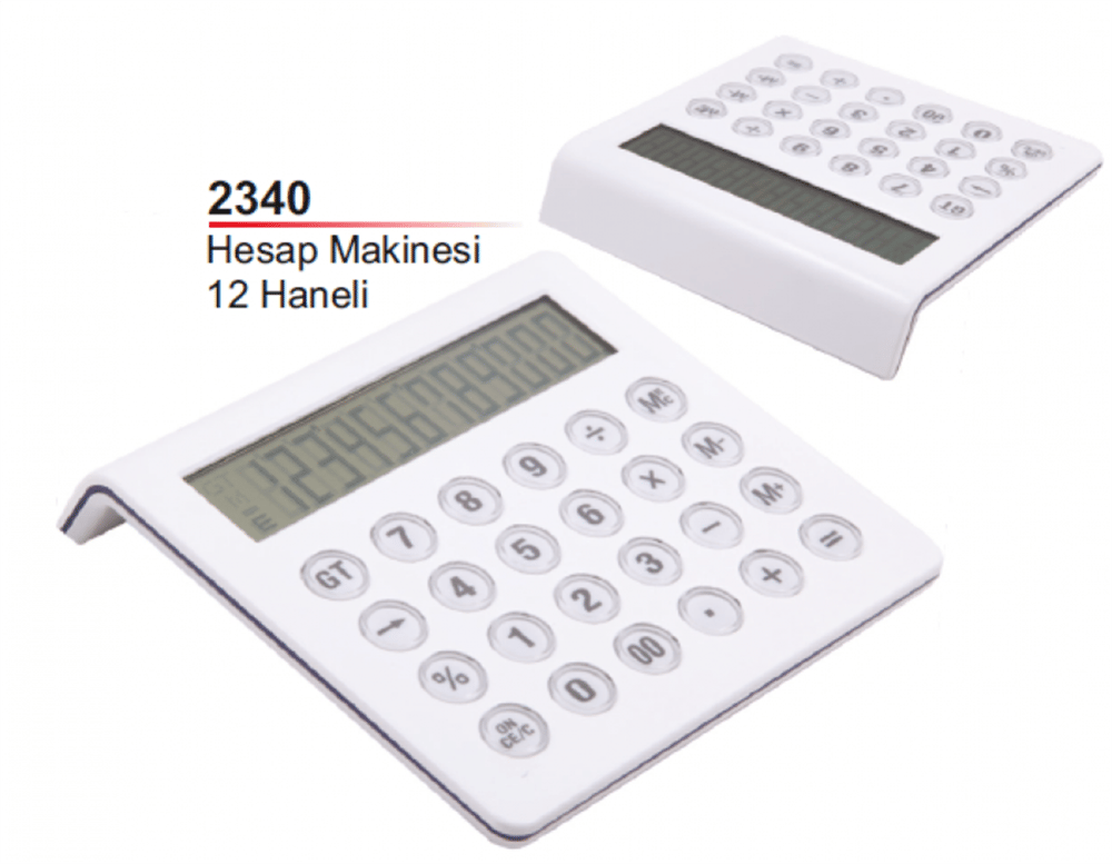 12 Haneli Hesap Makinesi