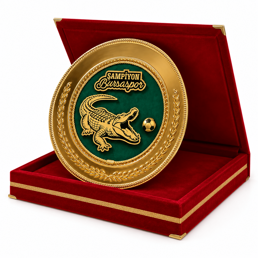 BURSASPOR TİMSAHLI TABAK PLAKET