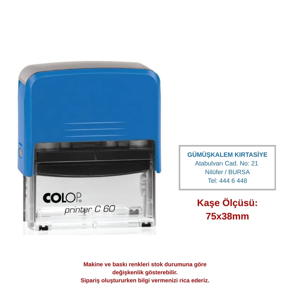 COLOP 60 KAŞE