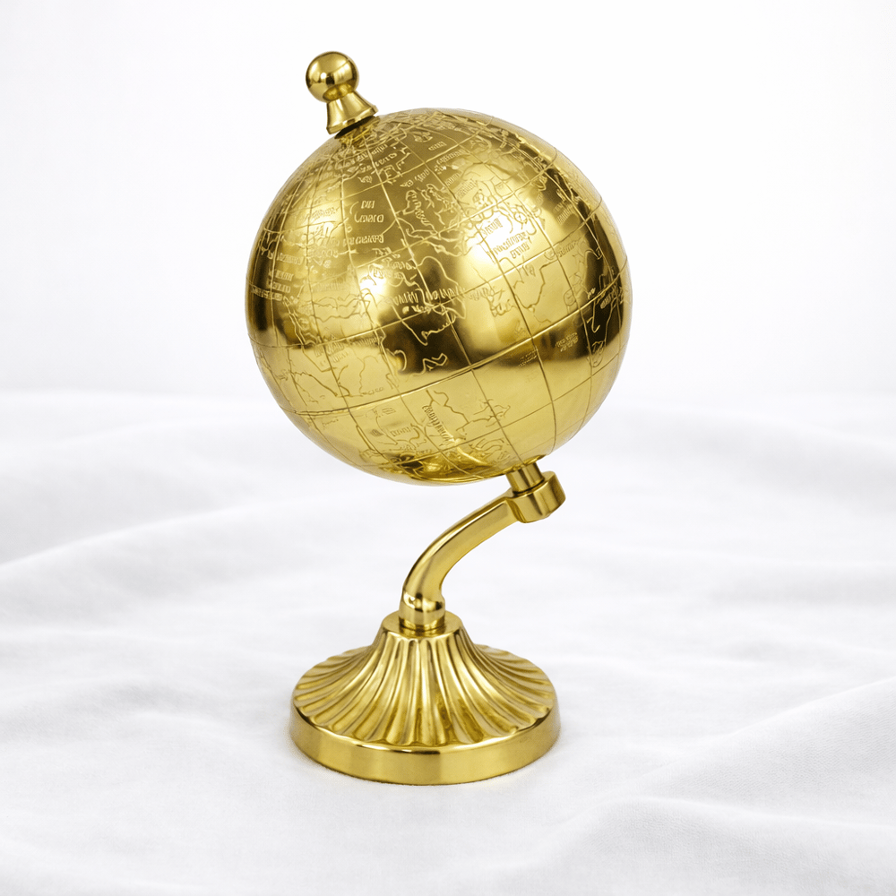 DEKORATİF DÜNYA KÜRE 16*33 GOLD DC-13