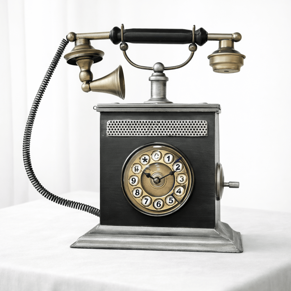 DEKORATİF TELEFON SAAT AYM-6857