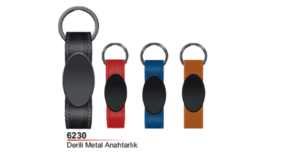 Derili Metal Anahtarlık