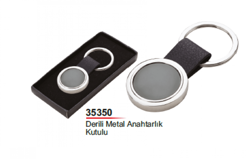 Derili Metal Anahtarlık Kutulu