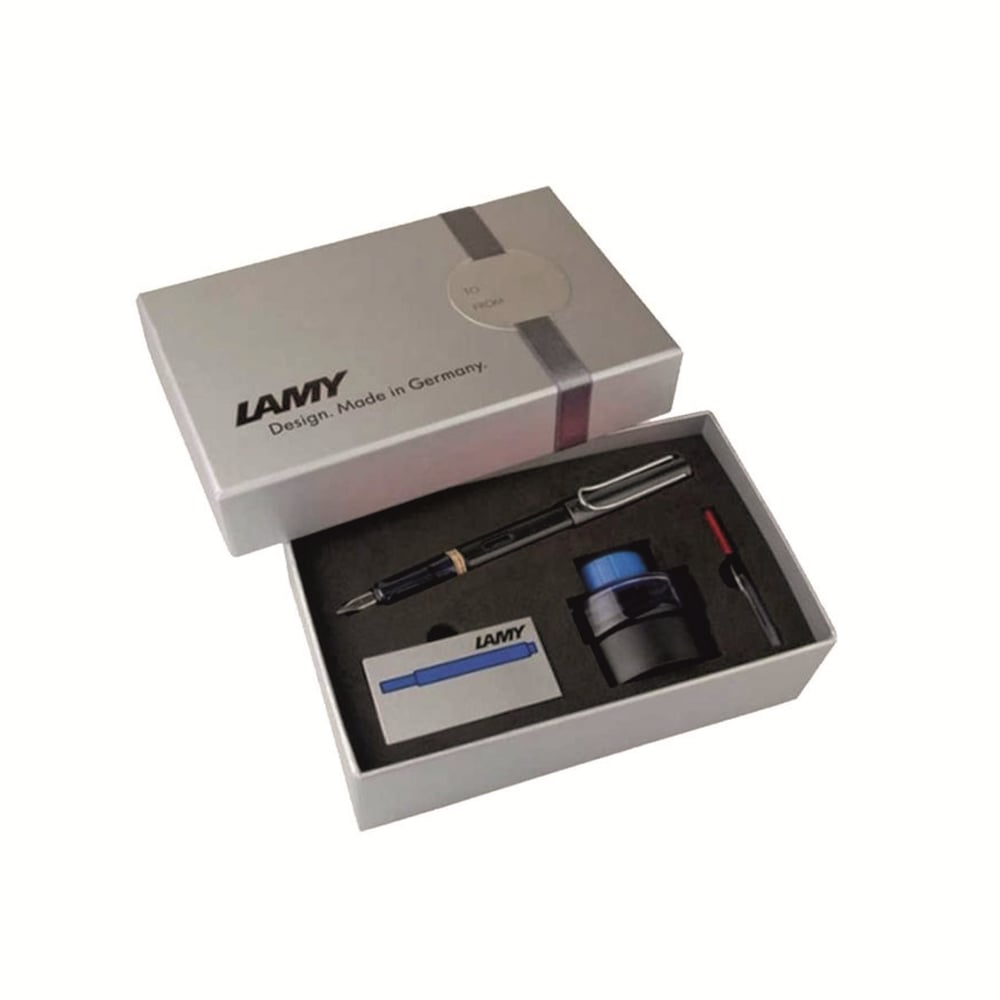 LAMY AL STAR DOLMA KALEM SETİ M.GKUTU GRAFİT SİYAH