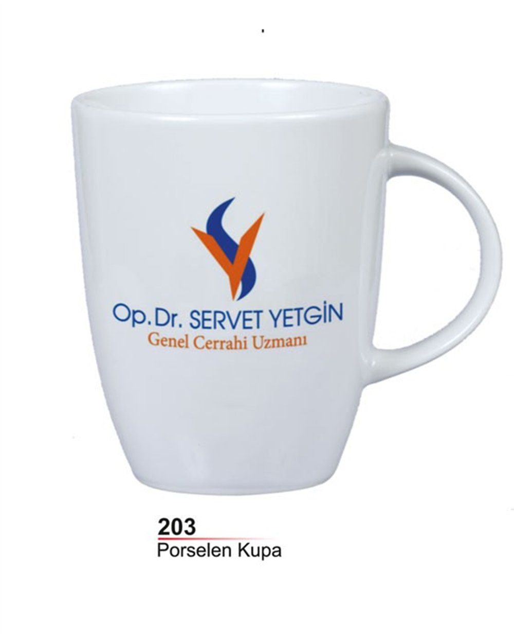 Porselen Kupa
