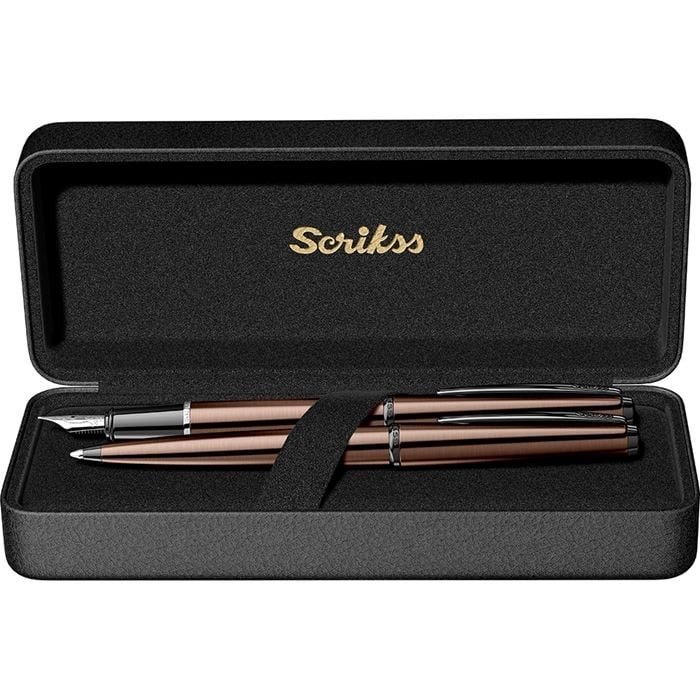 SCRİKSS 78MR  DOLMAKALEM+TÜKENMEZ SET ROSE