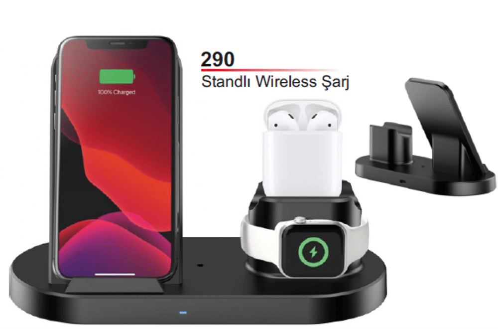 Standlı Wİreless Şarj