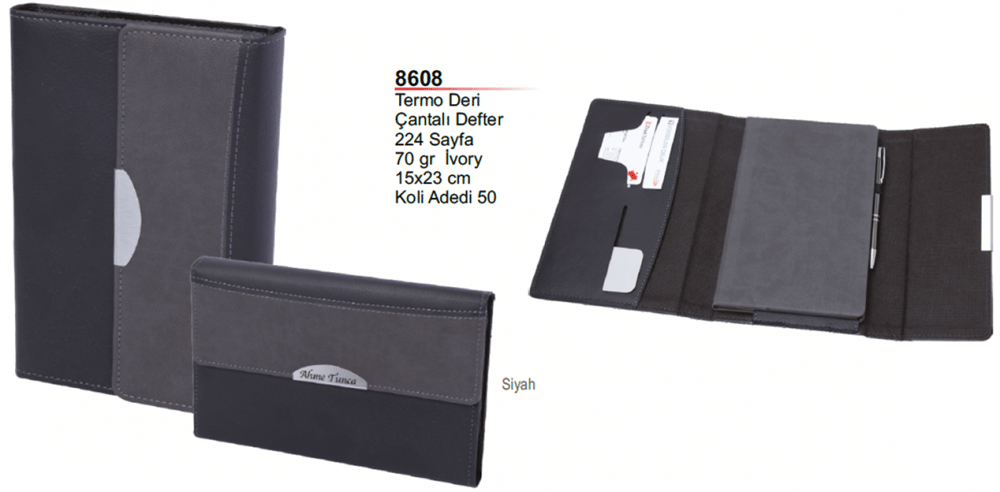 Termo Deri Çantalı Defter