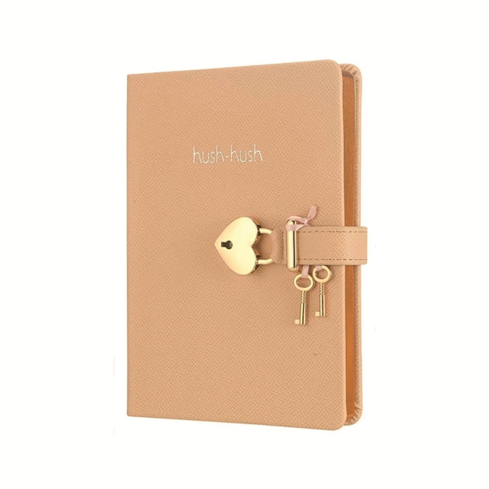 VJ HUSH HUSH KİLİTLİ  DEFTER 13*18 160YP.PEMBE