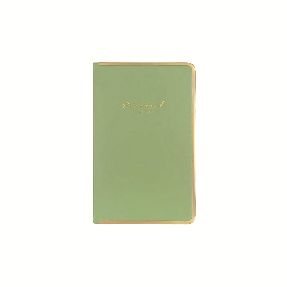 VJ  MONACO DERİ DEFTER 96YP. 13*21 ÇİZGLİ A.YEŞİL
