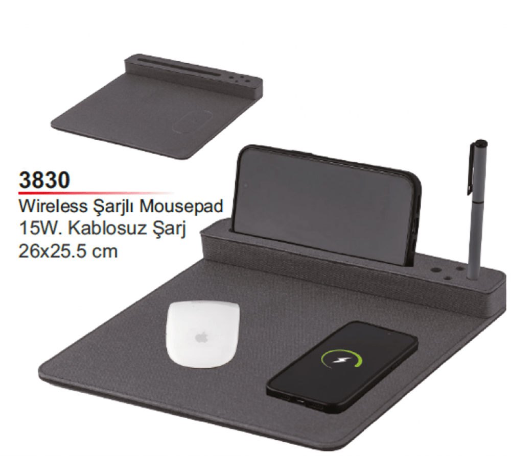 Wirreless Şarj & Mousepad