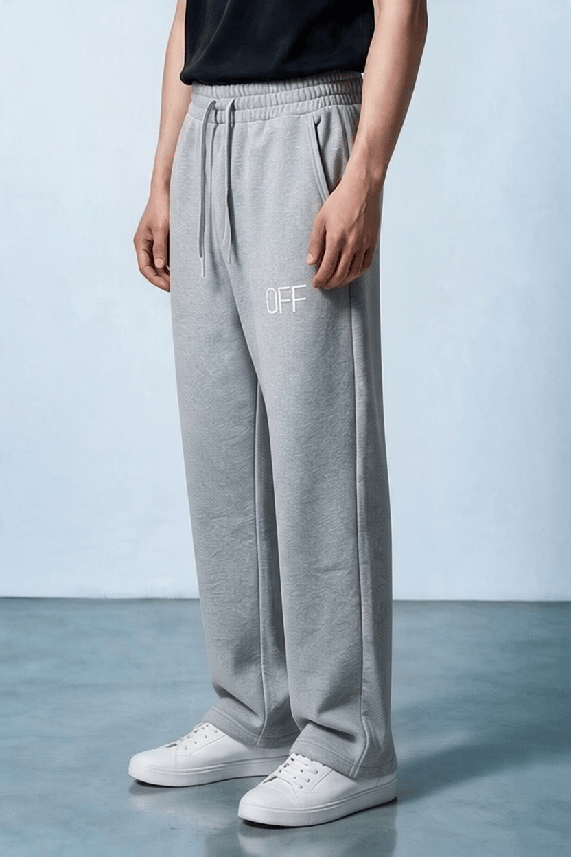 OFF NAKIŞLI BAGGY EŞOFMAN 6034