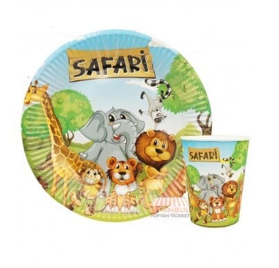Safari Tabak-Bardak Set