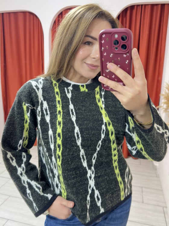 Zincir Baskılı Kazak