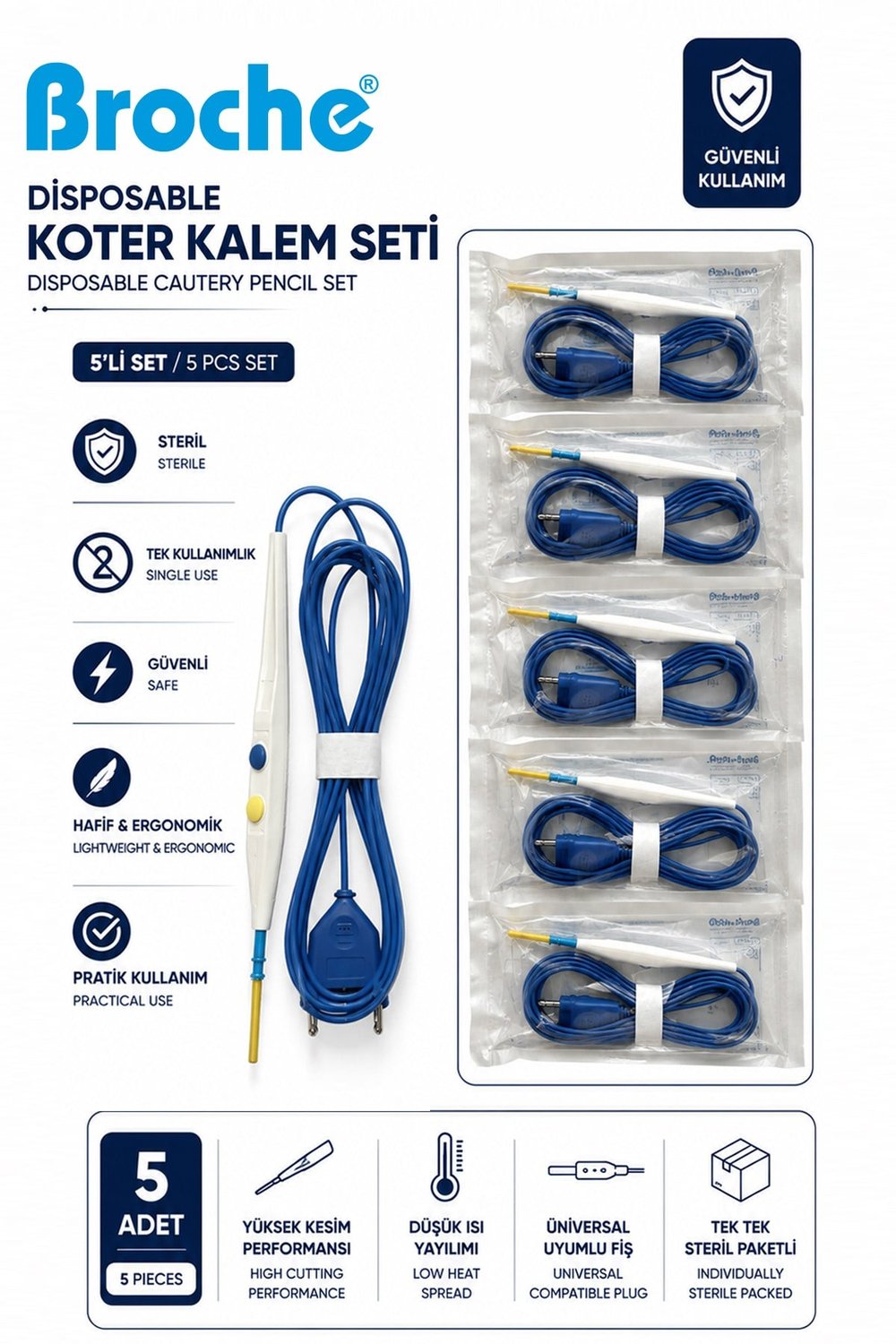 DİSPOSABLE KOTER 5'Lİ PAKET