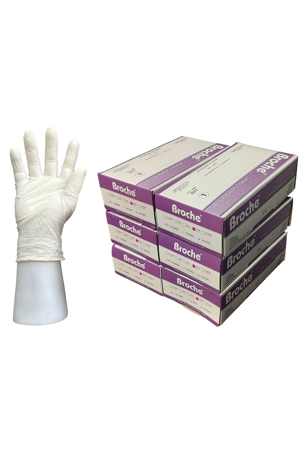 LATEKS PUDRALI MUAYENE ELDİVENİ L BEDEN 6'LI PAKET