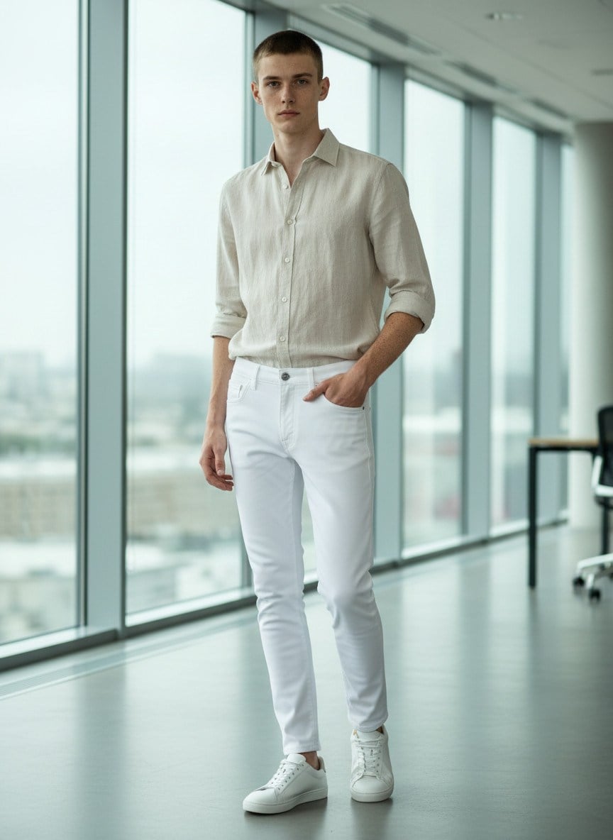 Laduren Aurel Linen / Cotton Gömlek KETEN
