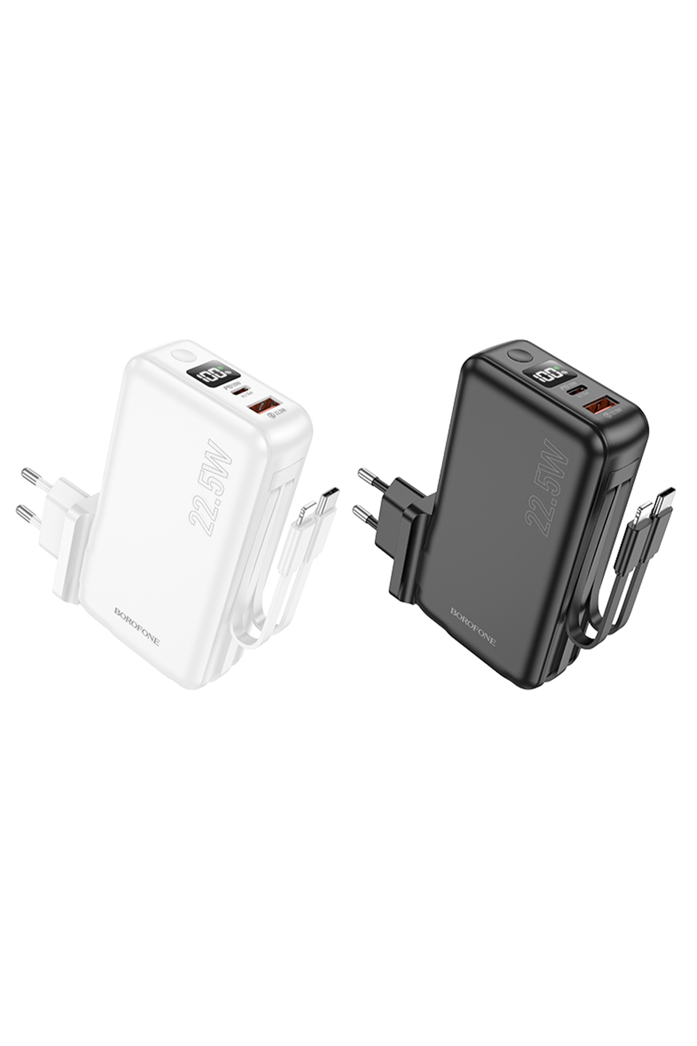 BOROFONE BJ39 10000MAH PRİZLİ POWERBANK BEYAZ