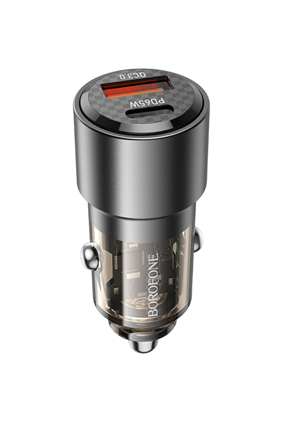 BOROFONE BZ20A 83W DUAL PORT PD65W+QC3.0 ARAÇ ŞARJ SİYAH