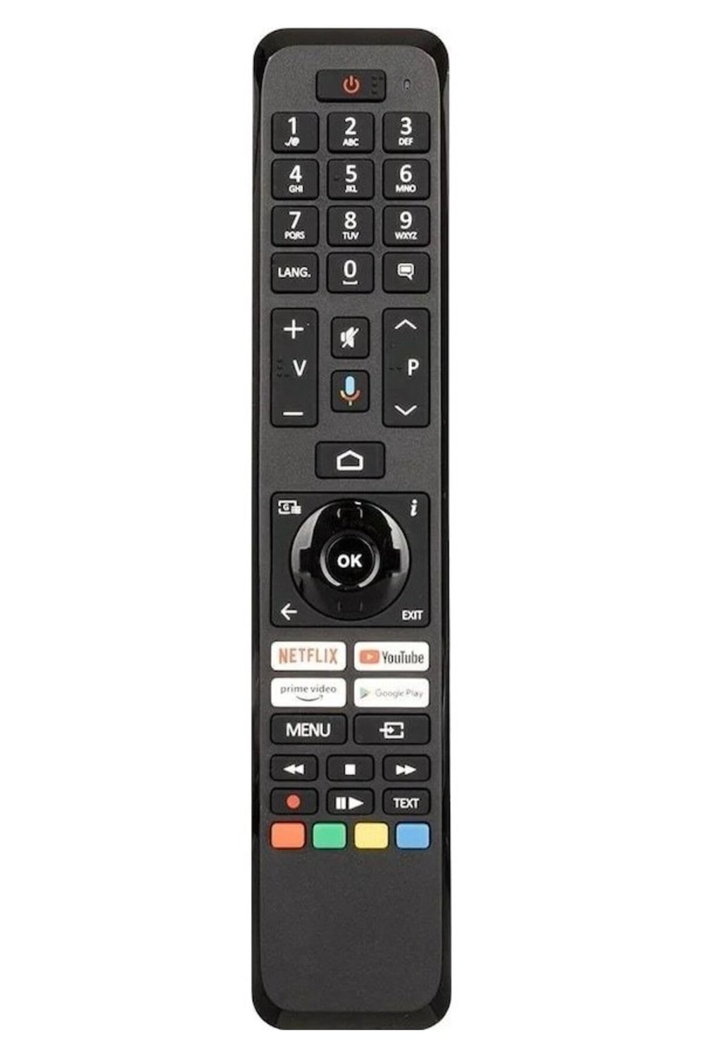 Ct-8563 Netflix- Prime Video-google Play Tuşlu Led Tv Kumanda Ses Komutlu