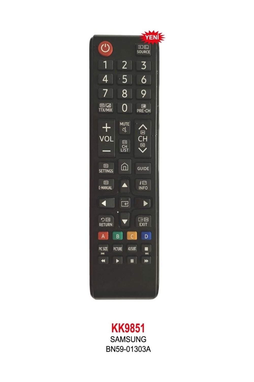 Samsung Uyumlu BN59-01303A Televizyon Kumandası - Kurulumsuz Anında Kullanım